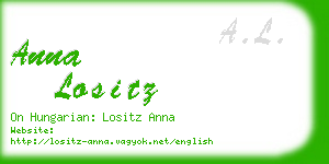 anna lositz business card